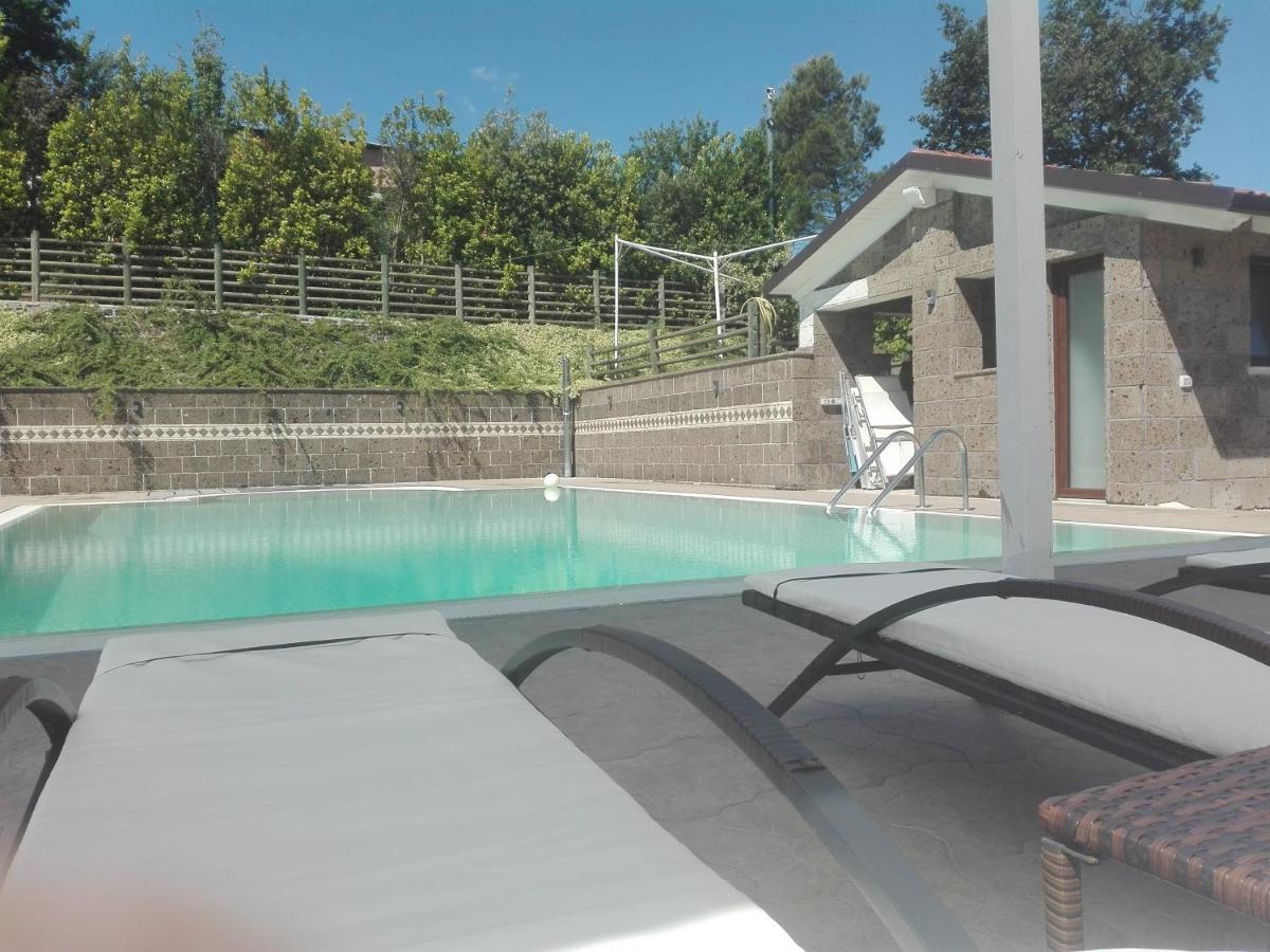 Villa Santoro Ai Tre Ulivi Con Piscina Privata Caiazzo Ngoại thất bức ảnh