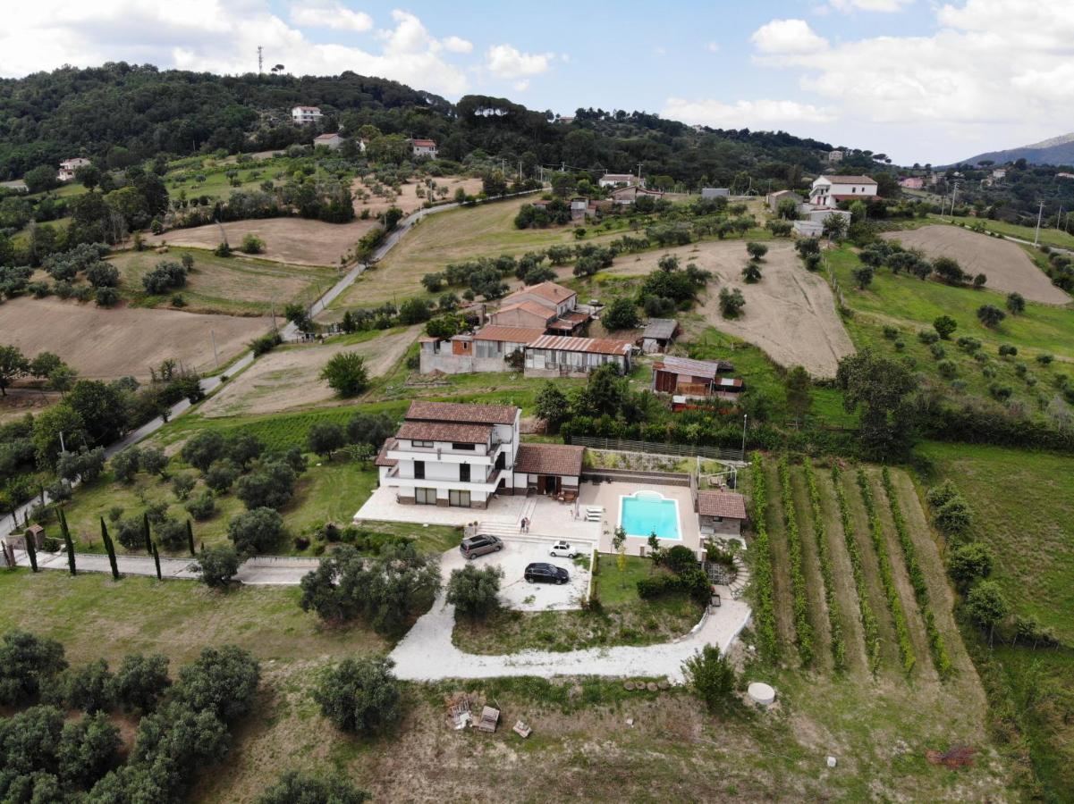 Villa Santoro Ai Tre Ulivi Con Piscina Privata Caiazzo Ngoại thất bức ảnh